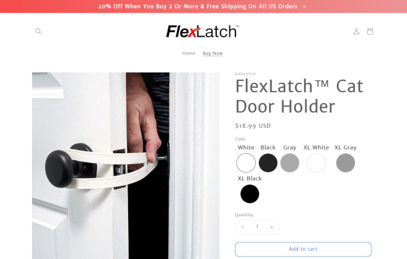 Cat Door Holder Seller's Website