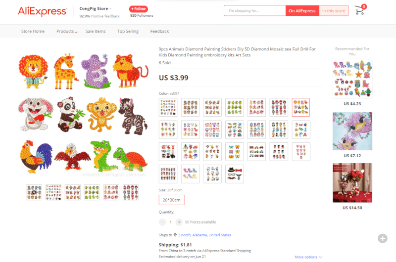 Diamond Art Stickers Source