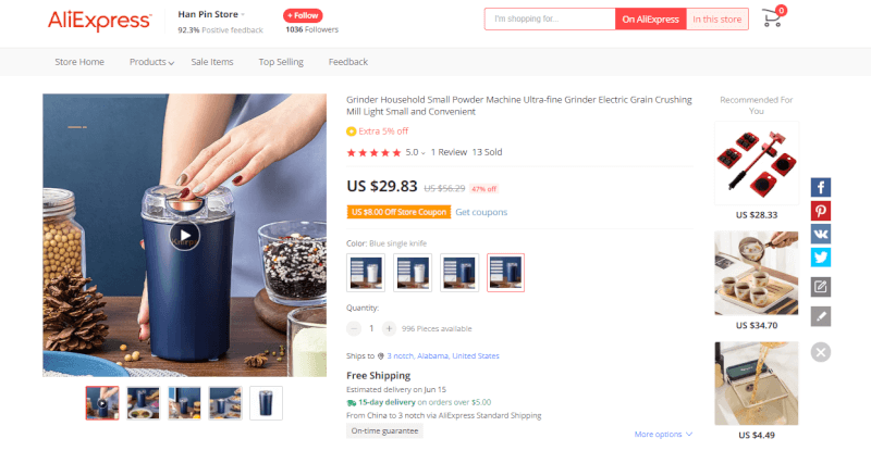 Electric Portable Grinder Source