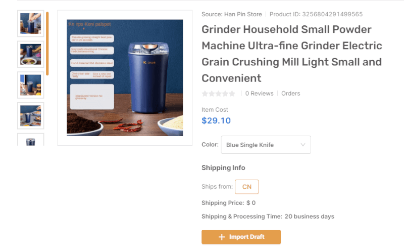 Electric Portable Grinder AutoDS Marketplace