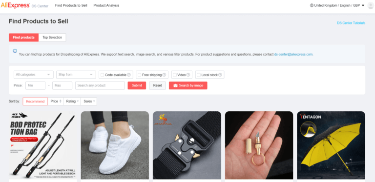 AliExpress Dropshipping Center