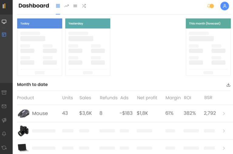 SellerBoard Amazon Analytics Software