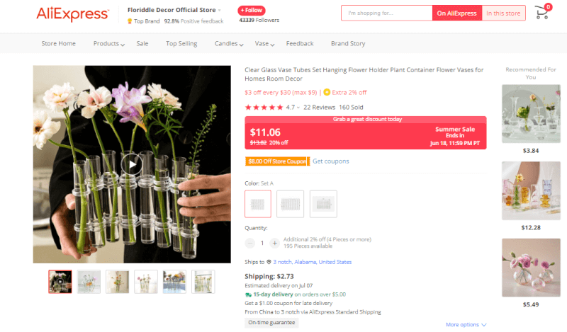 Hinged Flower Vase Source
