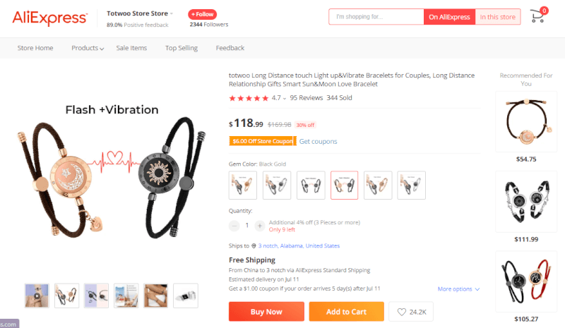 Long Distance Love Bracelets Source