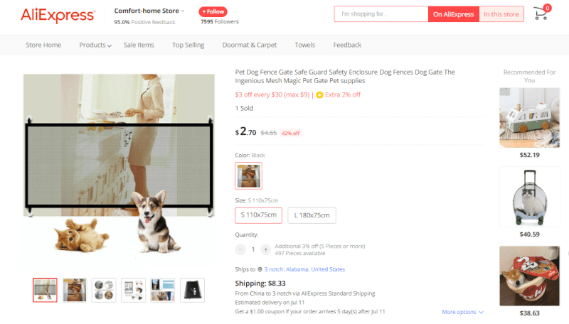 Pet Safety Door Source