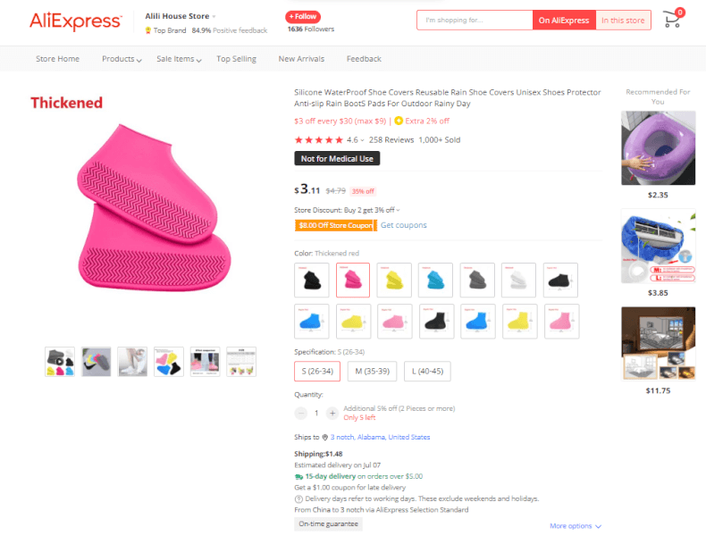 Waterproof Shoe Covers Source