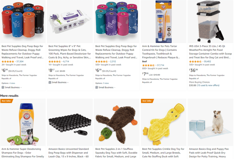 Pet suppliers trending products