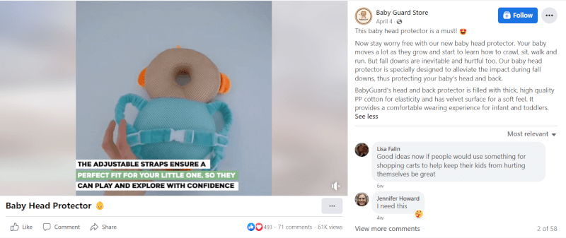 Baby Head Protector FB