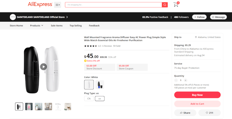 Wall-mounted Aroma Air Freshener Source