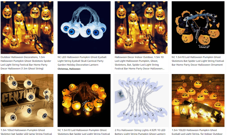 halloween LED pumpkin lights