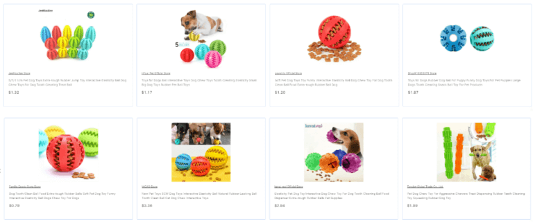 Rubber Dog Ball Food Dispenser