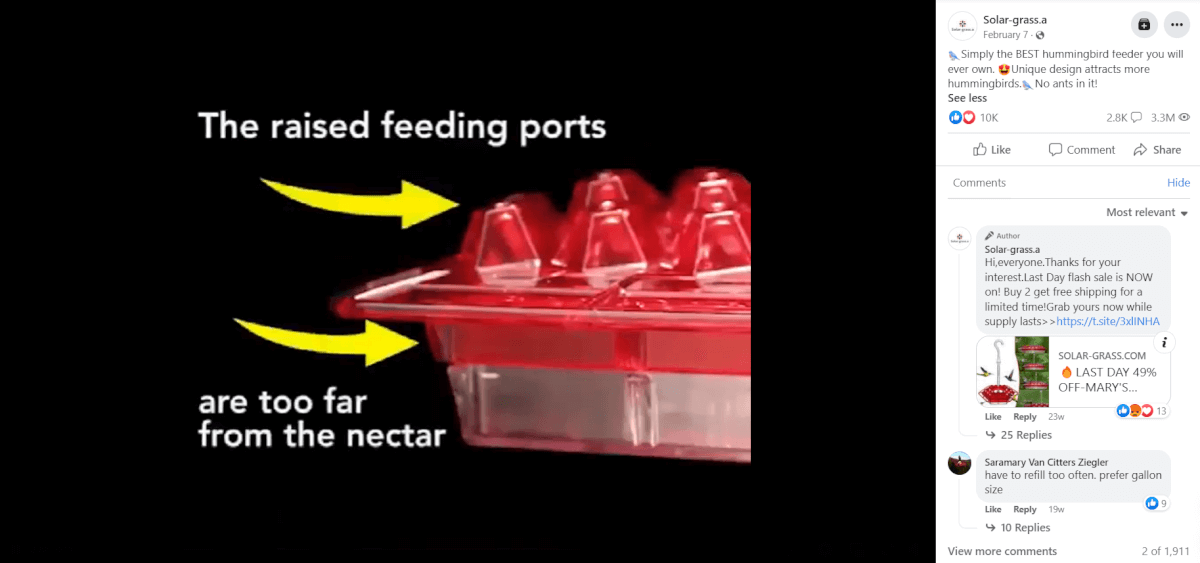 Hummingbird Feeder FB top dropshipping products