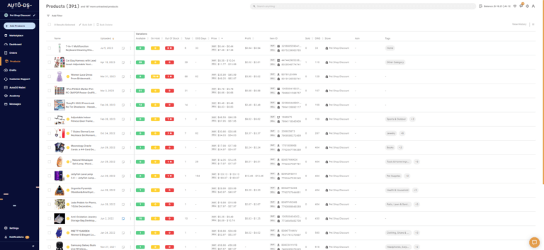 AutoDS Products Platform