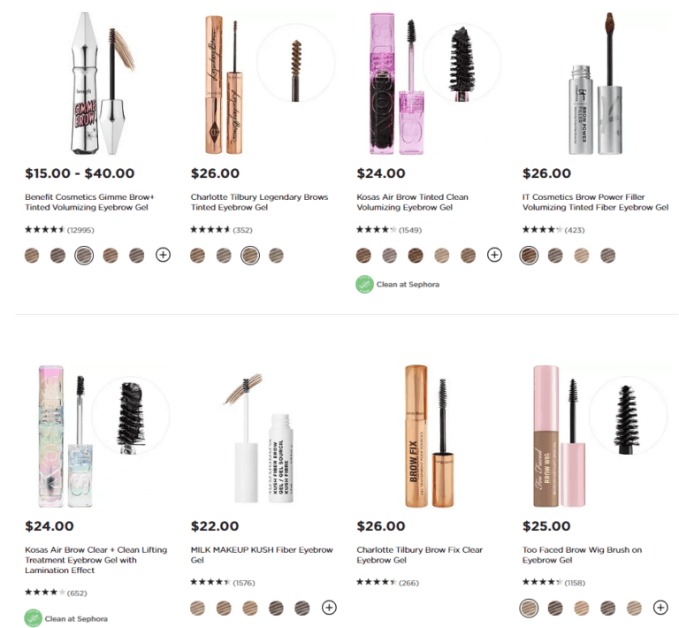Eyebrow Gel Kohl's dropshipping beauty products