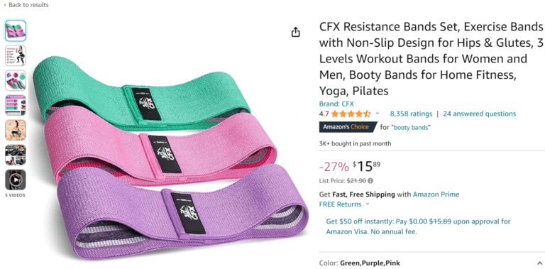 workout resistance bands