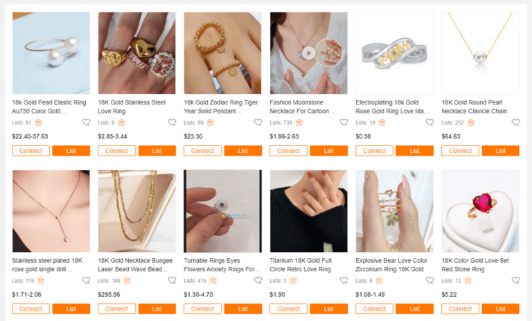 Love Friendship Ring 18K Gold