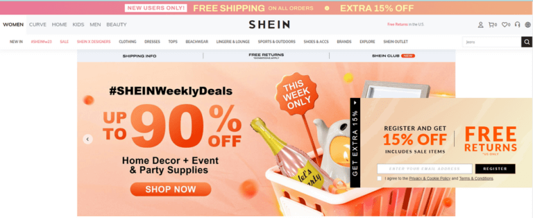 Chinese Supplier SHEIN