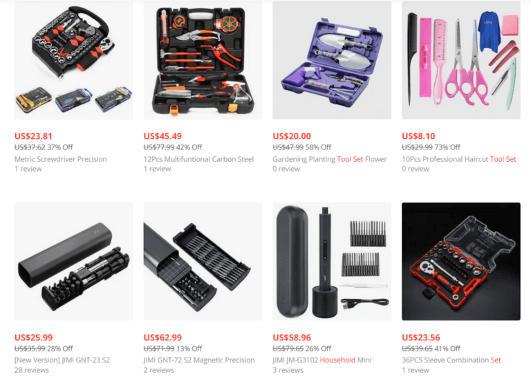 Banggood General Household Tool Set Black Friday Dropshipping