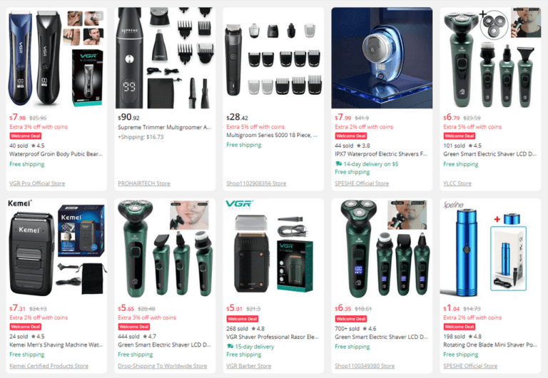 AliEpress All-in-One Multigroomer Cyber Monday & Black Friday Dropshipping