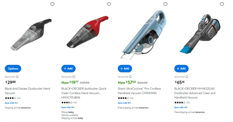 Walmart Portable Vacuum Cleaner