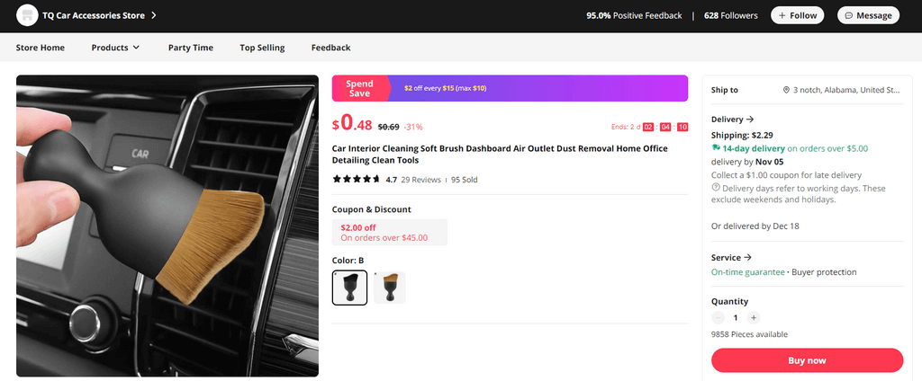 Car Interior Soft Cleaning Brush supplier