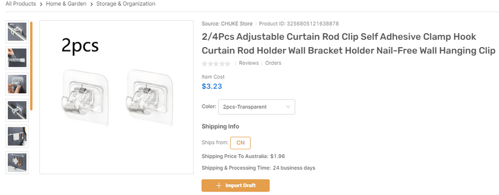 Curtain Rod Bracket Drapery Hook Holders