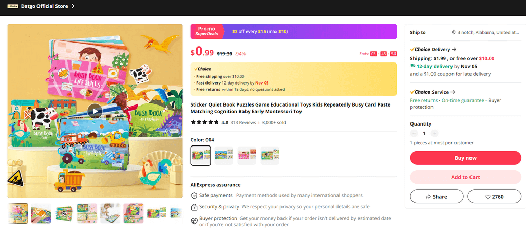 Sticker Busy Book Supplier/Source
