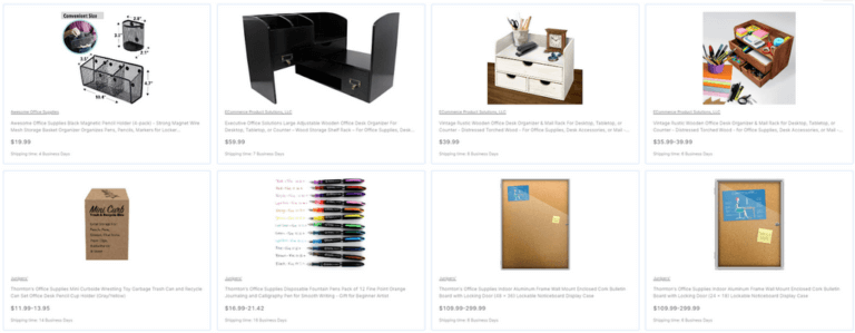 Office & School Supplies category for selling online