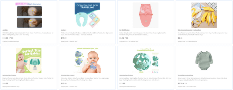 Toys & Baby Products niche