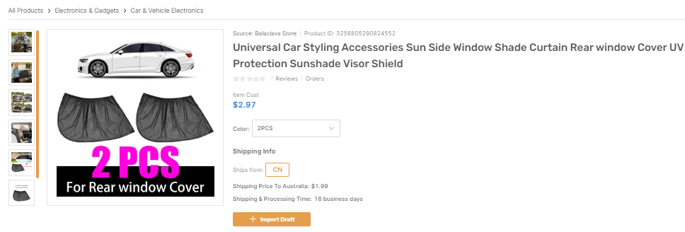 Universal Car Window Screens
