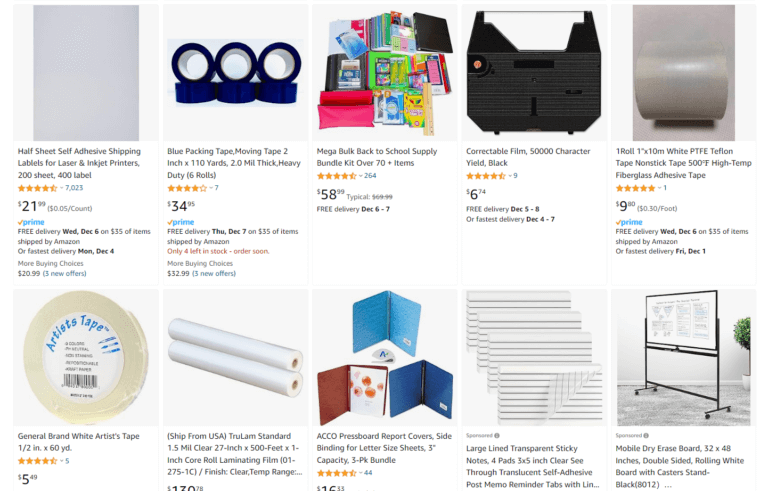 Office Supplies Amazon best-selling niches