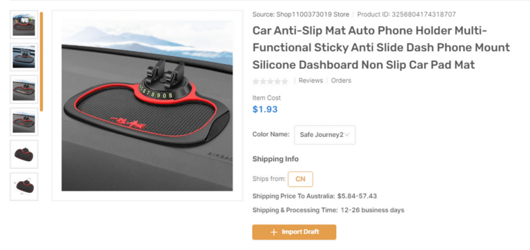Car Anti-Slip Mat Phone Holder eBay dropshipping products
