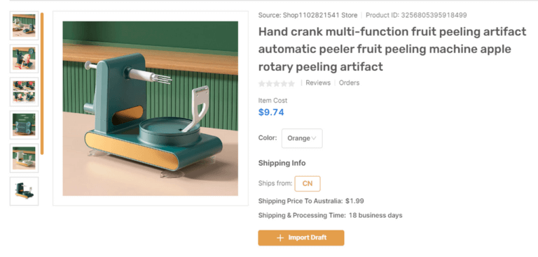 Multi-Fruit Peeler eBay dropshipping products