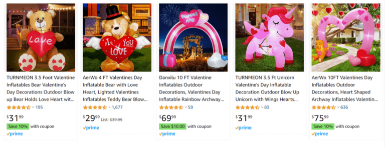inflatables for valentine’s day dropshipping