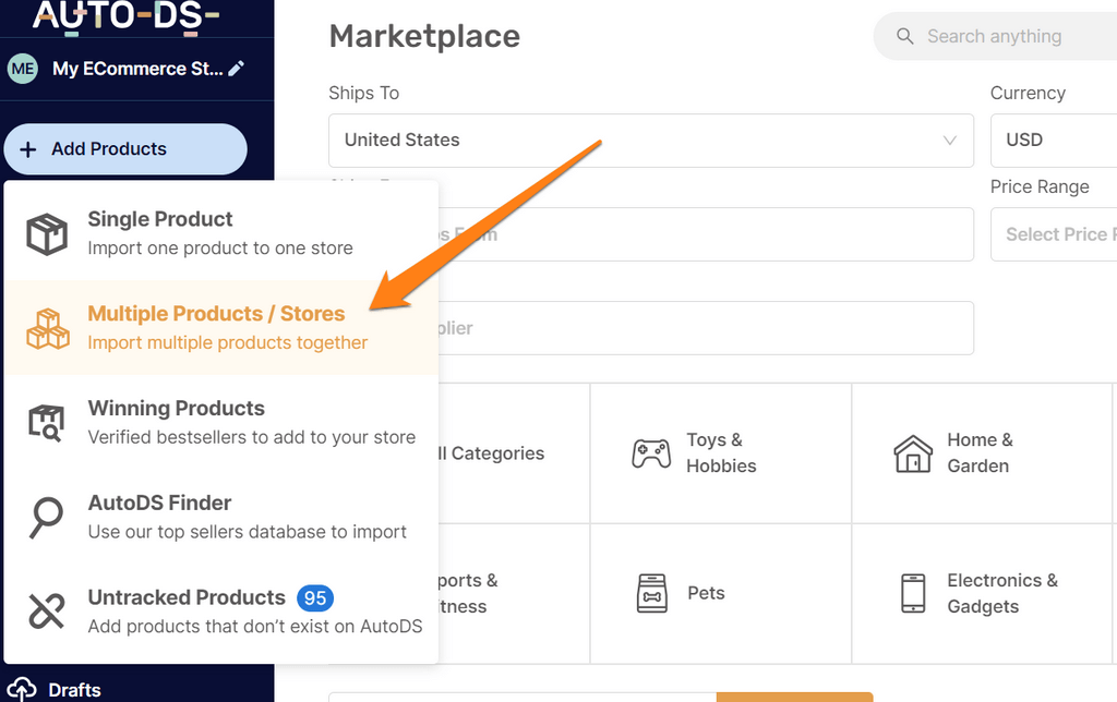 Add multiple products with Bulk Importer