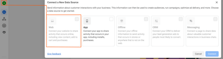 Facebook Pixel Connection