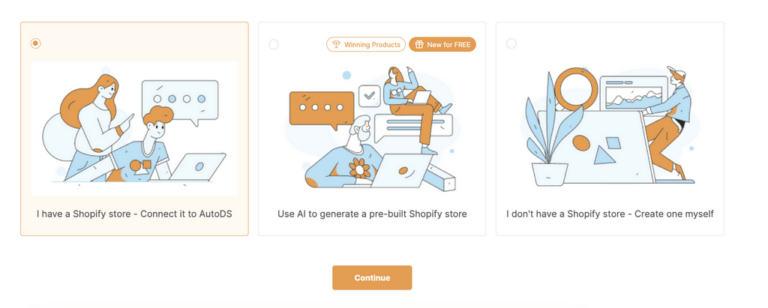 shopify store addition to autods platform