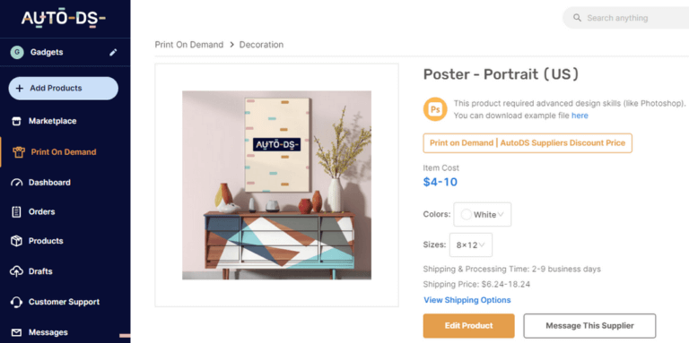 Poster Portrait POD