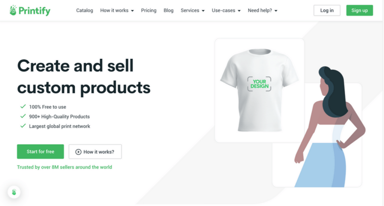 Printify Main Page