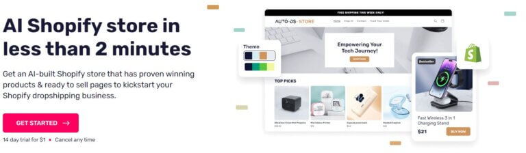 AutoDS AI Shopify Builder