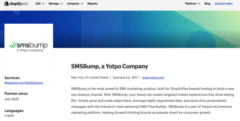 Shopify SMSBump