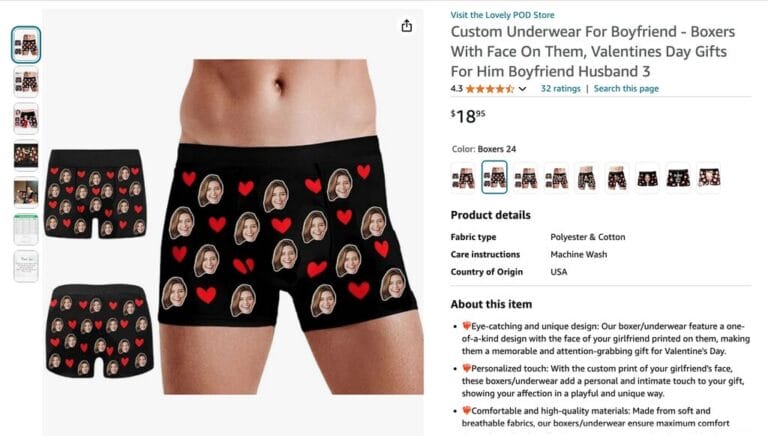 fun print on demand underwear