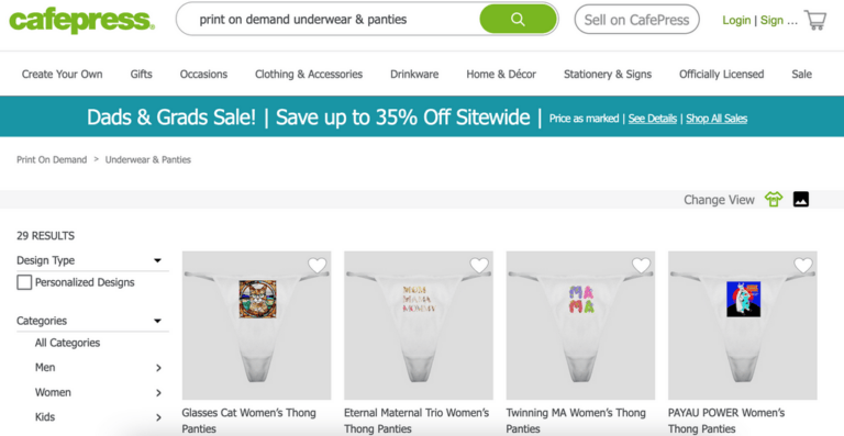 Cafepress supplier