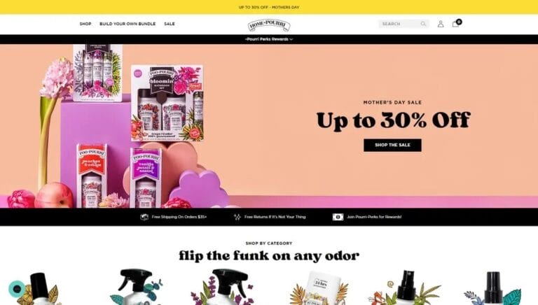 poopourri landing page example
