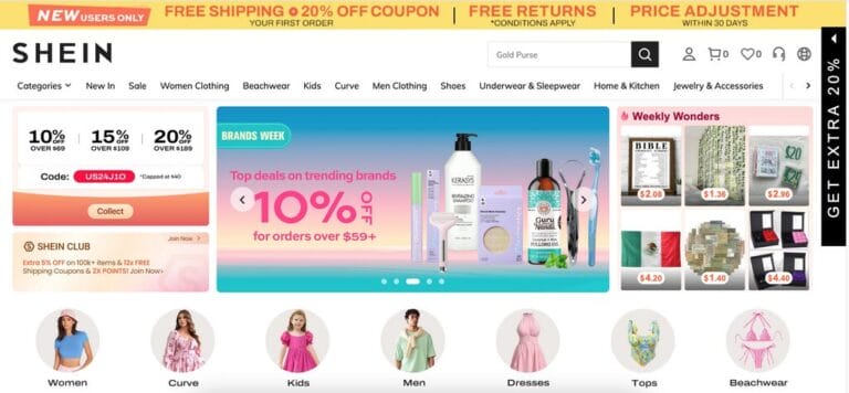 shein best place to dropship