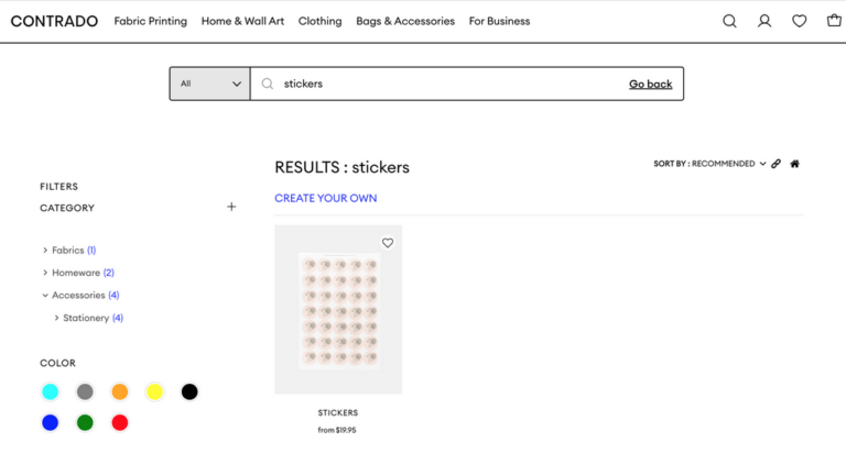 Print On Demand Sticker suppliers Contrado