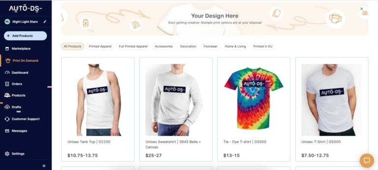 unique dropshipping niches POD