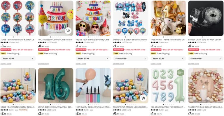 Evergreen Niche - Party supplies to dropship