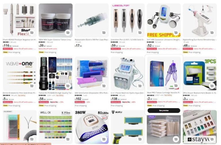 Best Beauty products dropshipping suppliers AliExpress