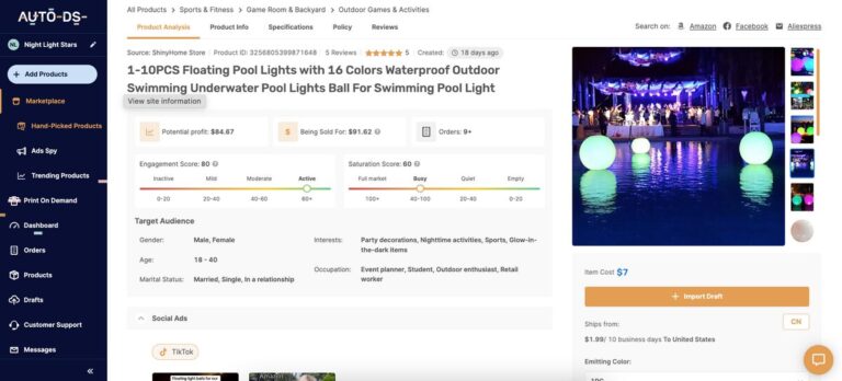 Floating Pool Lights with 16 Colors